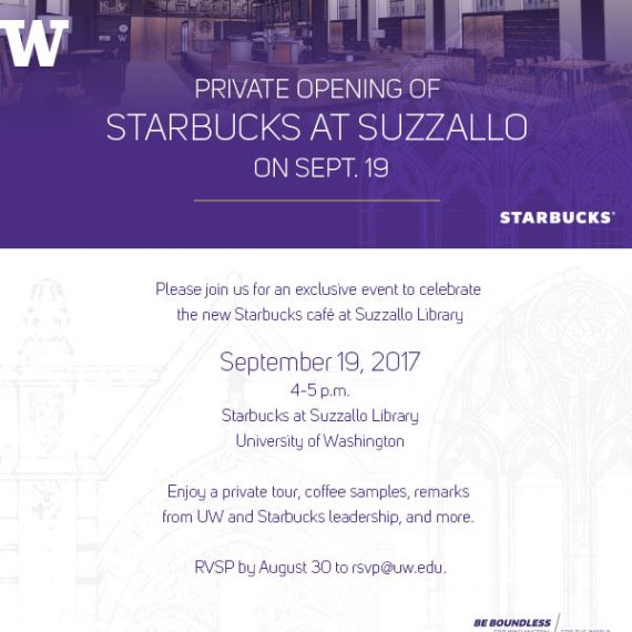 UW+Starbucks Opening